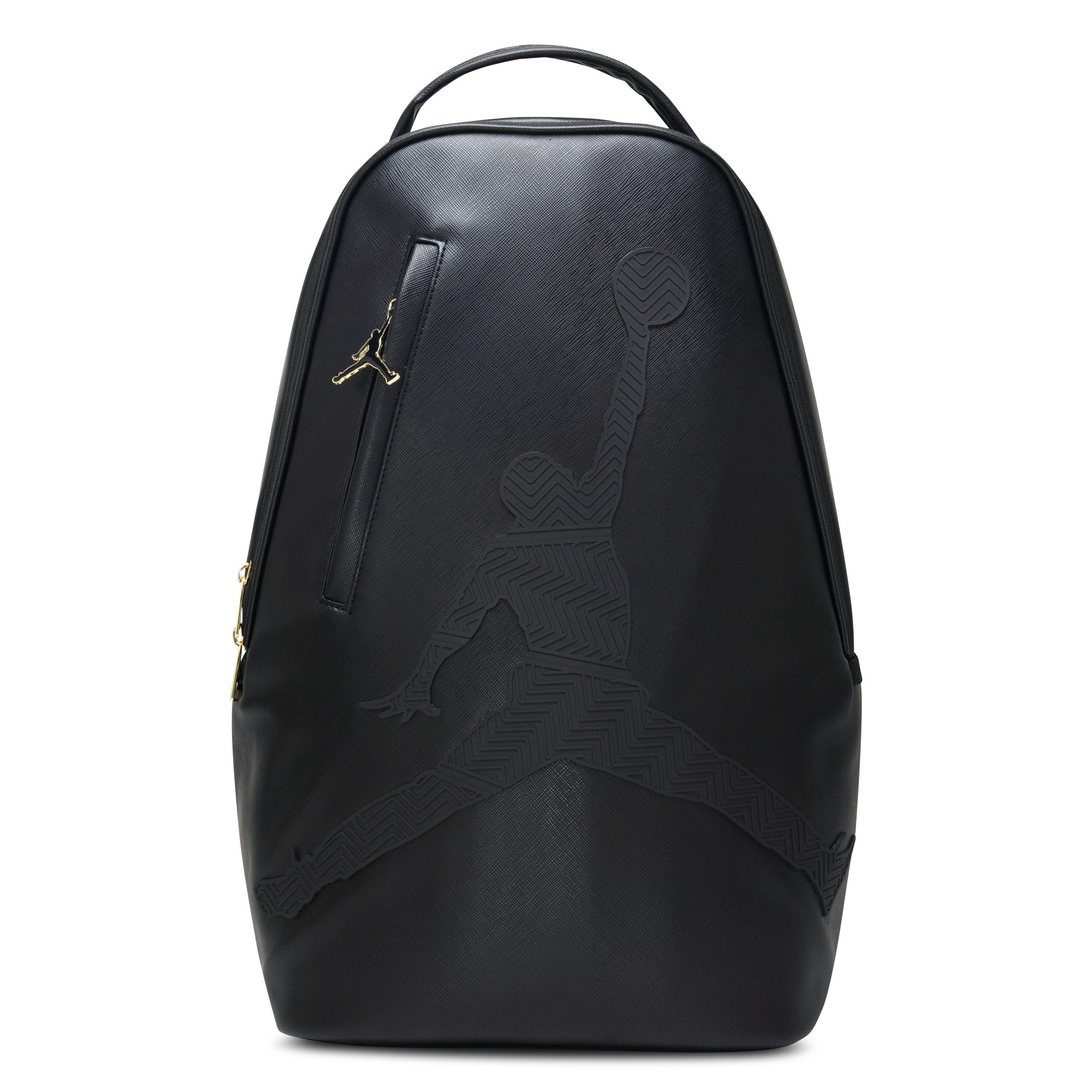 Jordan 6 Rings Embossed Logo Backpack - Black - BLACK